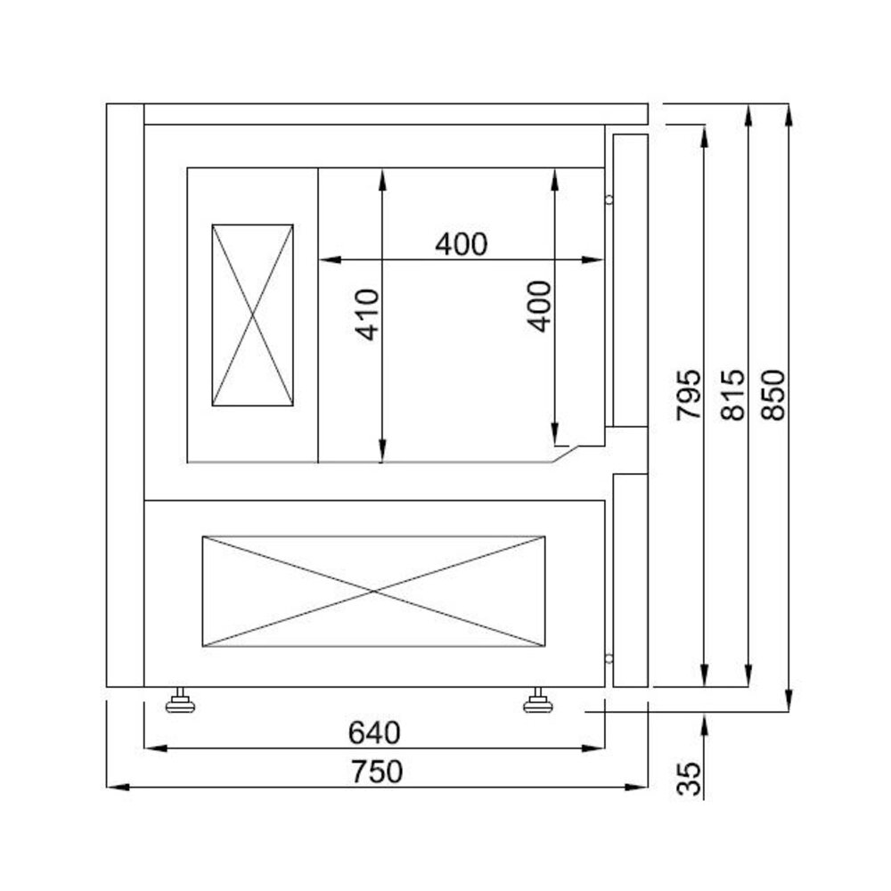 Combisteel Blastchiller 5x 1 1gn | 7489.5205 Combisteel Blastchiller 5x 1 1gn | 7489.5205
