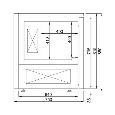Combisteel Blastchiller 5x 1 1gn | 7489.5205 Combisteel Blastchiller 5x 1 1gn | 7489.5205
