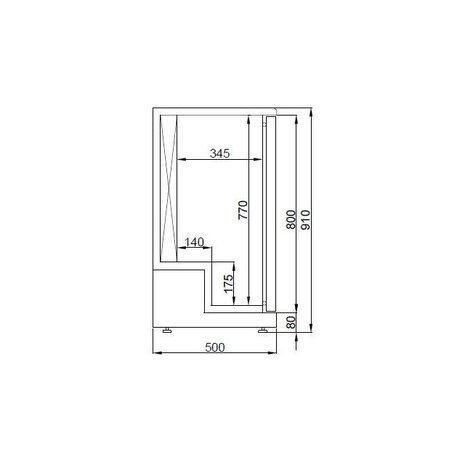 Combisteel Dry age kast 198l | 7489.5200 Combisteel Dry age kast 198l | 7489.5200