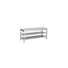 Combisteel 800 werktafel 2 schappen 2100 | 7812.0329 Combisteel 800 werktafel 2 schappen 2100 | 7812.0329