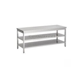 Combisteel 600 werktafel 2 schappen 1000