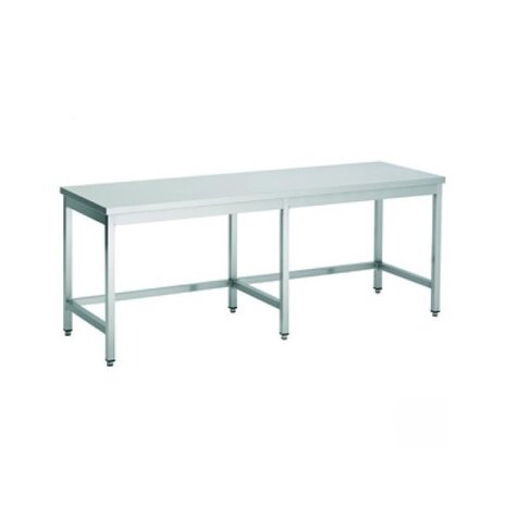 Combisteel 800 werktafel open onderstel 2500 | 7812.0199 Combisteel 800 werktafel open onderstel 2500 | 7812.0199