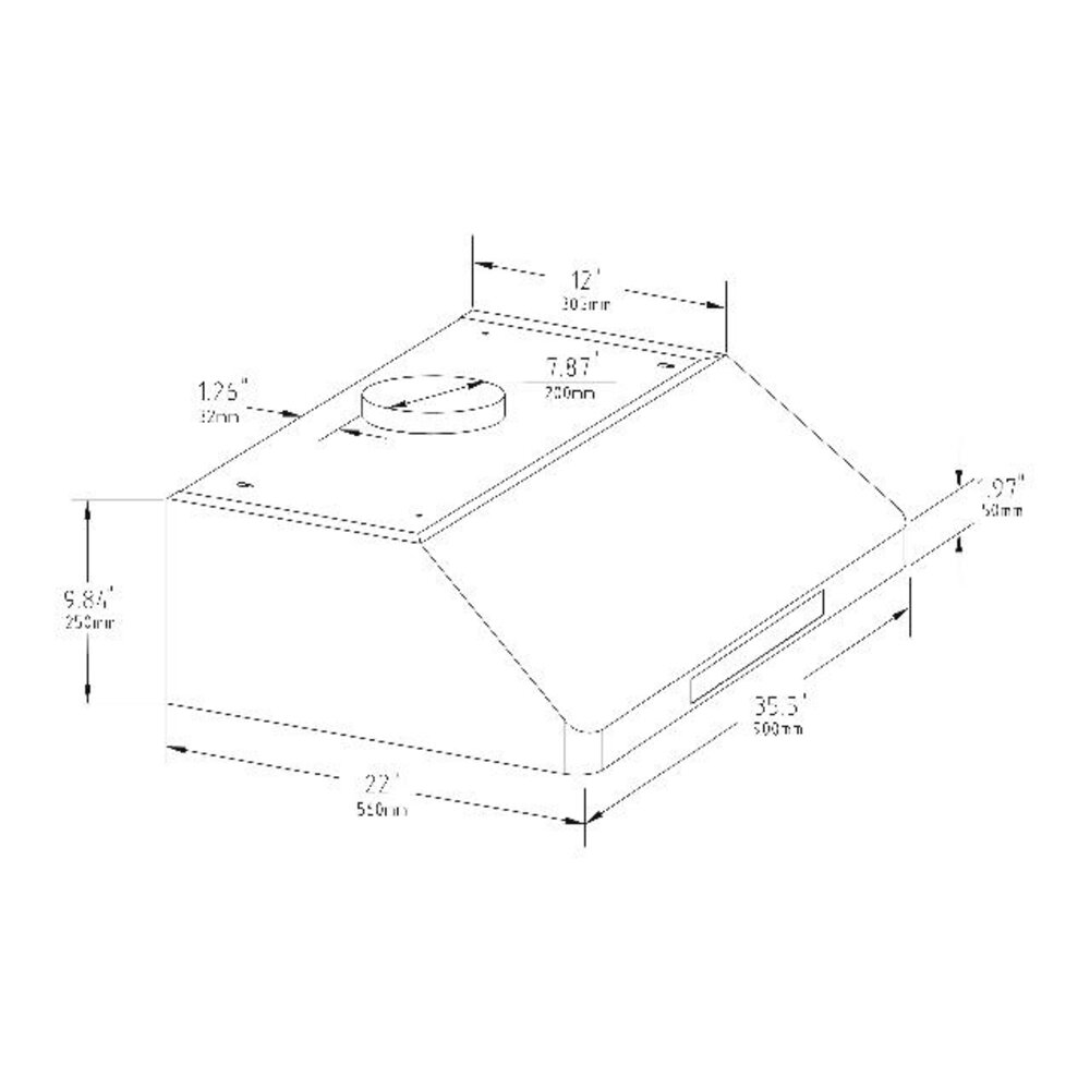 Combisteel Afzuigkap 900 | 7227.0005 Combisteel Afzuigkap 900 | 7227.0005