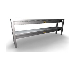 Combisteel Etagere keramisch verwamd 2 niveaus 1800  10 heaters à 250w