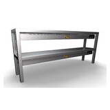 Combisteel Etagere keramisch verwamd 2 niveaus 1600  8 heaters à 250w