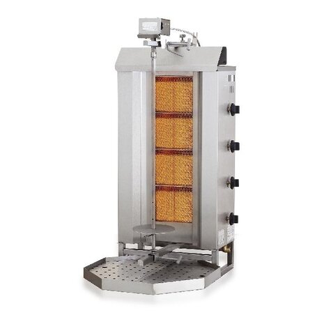 Combisteel Gyros grill gas motor boven 4 hittezones | 7049.0010 Combisteel Gyros grill gas motor boven 4 hittezones | 7049.0010