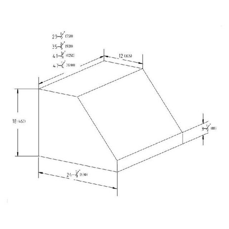 Combisteel Afzuigkap 1200 | 7227.0100