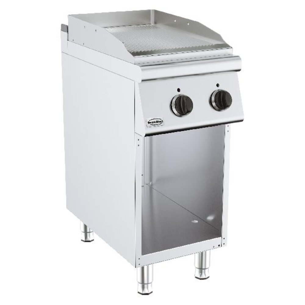 Combisteel Base 700 bakplaat elek. geribd enk | 7178.0465