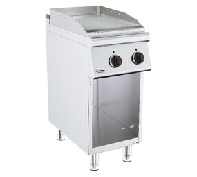 Combisteel Base 700 bakplaat elek. geribd enk Combisteel Base 700 bakplaat elek. geribd enk