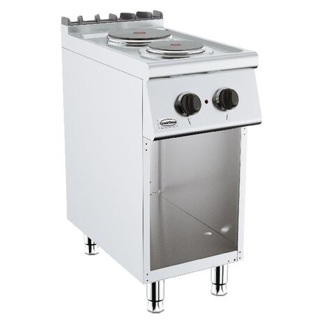 Combisteel Base 700 kooktafel elektrisch 2 pl. | 7178.0425 Combisteel Base 700 kooktafel elektrisch 2 pl. | 7178.0425