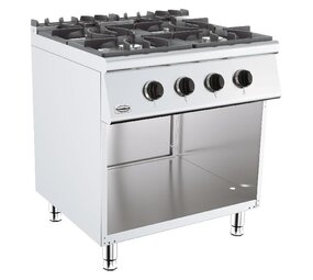 Combisteel Base 700 gaskooktafel 4 br.