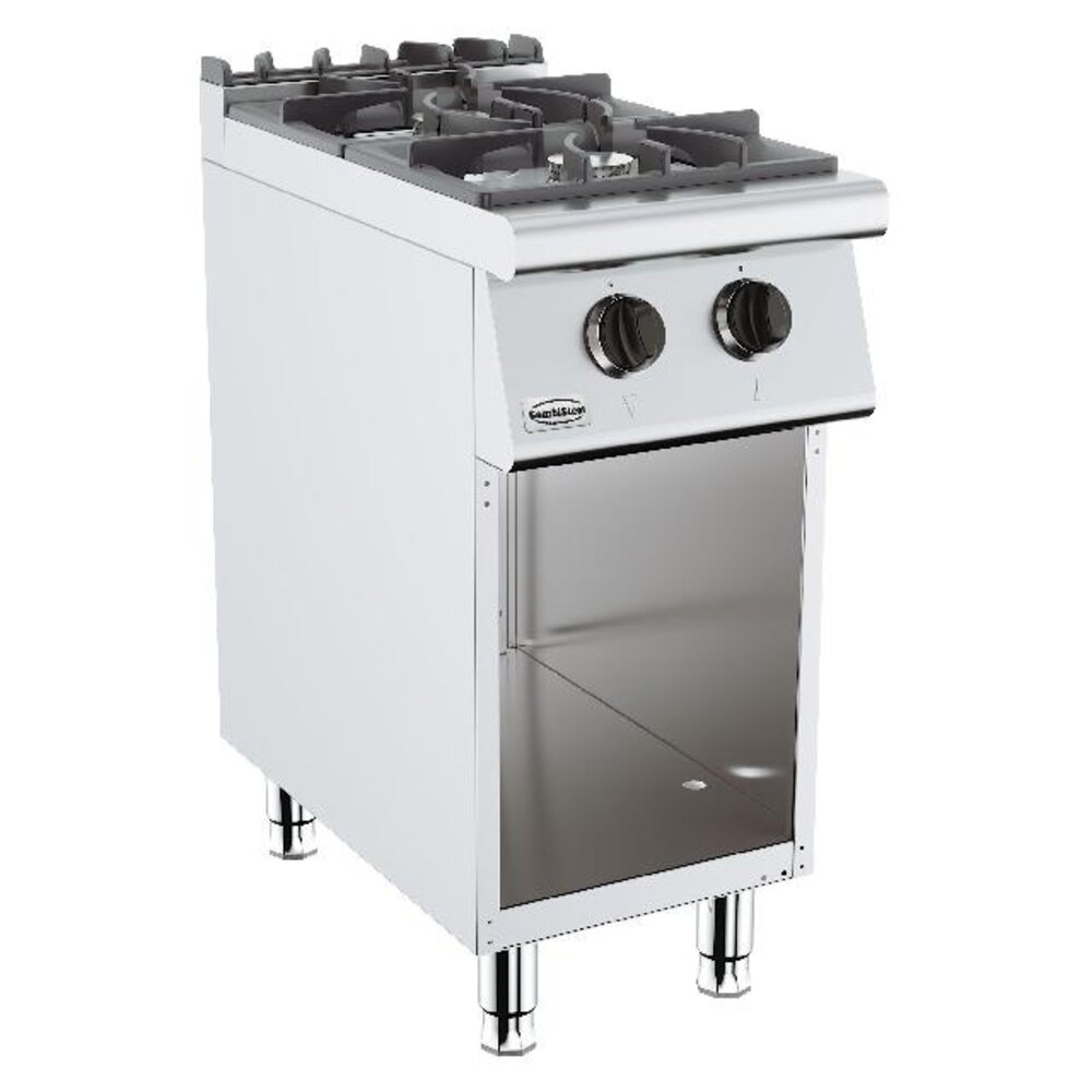 Combisteel Base 700 gaskooktafel 2 br. | 7178.0400 Combisteel Base 700 gaskooktafel 2 br. | 7178.0400