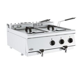 Combisteel Base 700 friteuse el. 2x10l tafelmodel