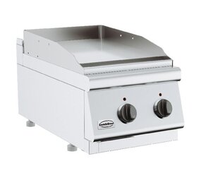 Combisteel Base 700 bakplaat elek. chroom enkel tafelmodel Combisteel Base 700 bakplaat elek. chroom enkel tafelmodel