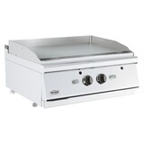 Combisteel Base 700 gasbakplaat chroom dubbel tafelmodel Combisteel Base 700 gasbakplaat chroom dubbel tafelmodel