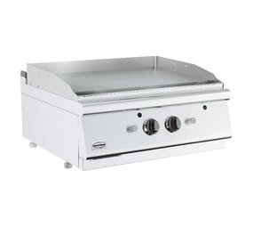 Combisteel Base 700 gasbakplaat chroom dubbel tafelmodel Combisteel Base 700 gasbakplaat chroom dubbel tafelmodel