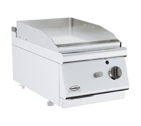 Combisteel Base 700 gasbakplaat chroom enkel tafelmodel Combisteel Base 700 gasbakplaat chroom enkel tafelmodel