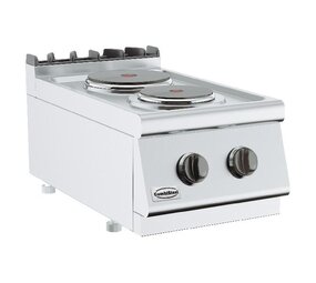 Combisteel Base 700 kooktafel elektrisch 2 pl. tafelmodel Combisteel Base 700 kooktafel elektrisch 2 pl. tafelmodel