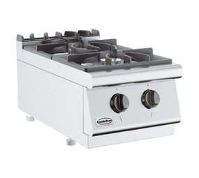 Combisteel Base 700 gaskooktafel 2 br. tafelmodel Combisteel Base 700 gaskooktafel 2 br. tafelmodel