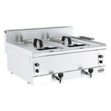 Combisteel Base 600 gasfriteuse 2x8l  **let op, 800mm breed** Combisteel Base 600 gasfriteuse 2x8l  **let op, 800mm breed**