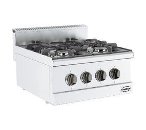 Combisteel Base 600 gaskooktafel 4 br Combisteel Base 600 gaskooktafel 4 br