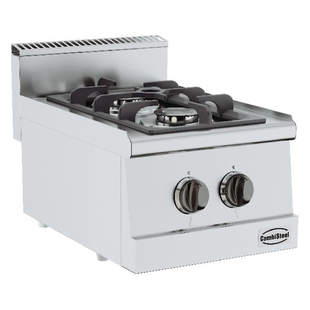 Combisteel Base 600 gaskooktafel 2 br | 7178.0005 Combisteel Base 600 gaskooktafel 2 br | 7178.0005