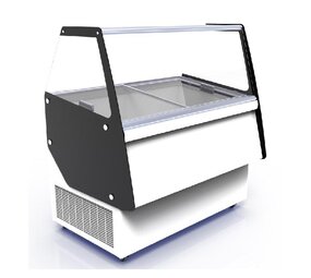 Combisteel Schepijsvitrine cuba 13x5 ltr Combisteel Schepijsvitrine cuba 13x5 ltr