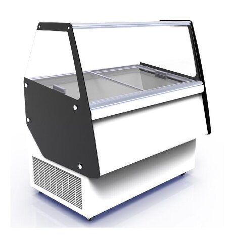 Combisteel Schepijsvitrine cuba 13x5 ltr | 7472.0145 Combisteel Schepijsvitrine cuba 13x5 ltr | 7472.0145