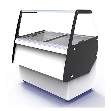 Combisteel Schepijsvitrine cuba 13x5 ltr | 7472.0145 Combisteel Schepijsvitrine cuba 13x5 ltr | 7472.0145