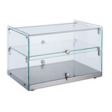 Combisteel Neutraal vitrine recht 50l