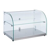 Combisteel Neutraal vitrine rond 45l