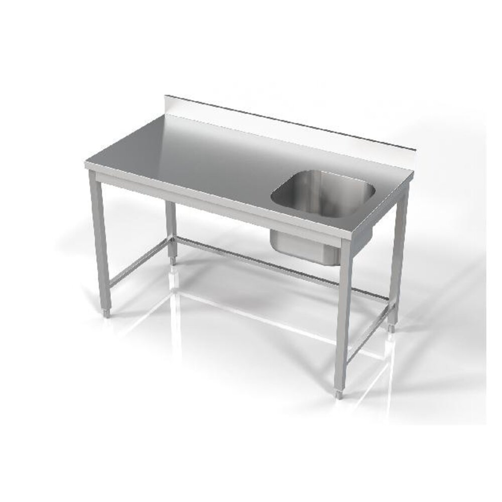Combisteel 700 spoeltafel 1 rechts 1400 | 7812.0615 Combisteel 700 spoeltafel 1 rechts 1400 | 7812.0615