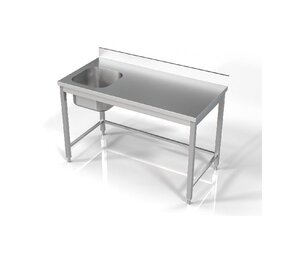 Combisteel 700 spoeltafel 1 links 1400