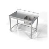 Combisteel 700 spoeltafel 1 rechts 1200