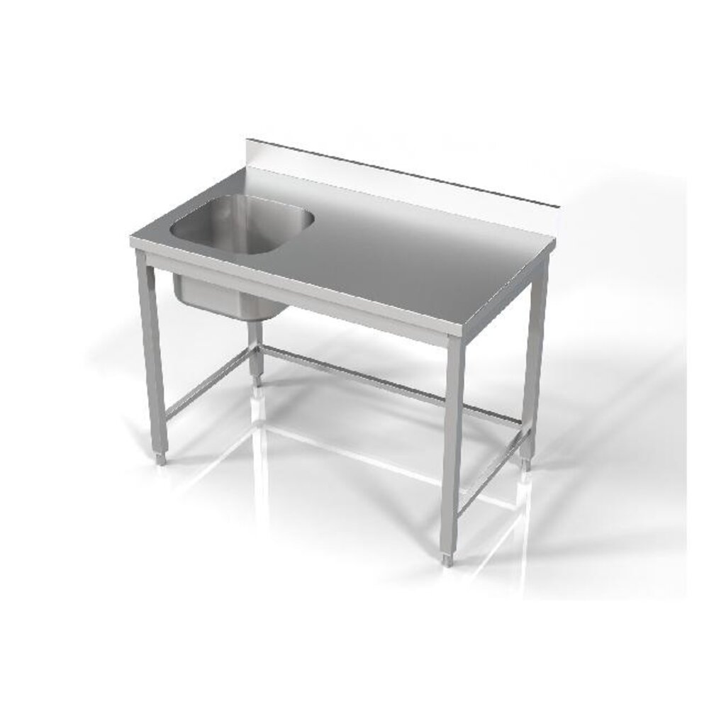 Combisteel 700 spoeltafel 1 links 1200 | 7812.0600 Combisteel 700 spoeltafel 1 links 1200 | 7812.0600