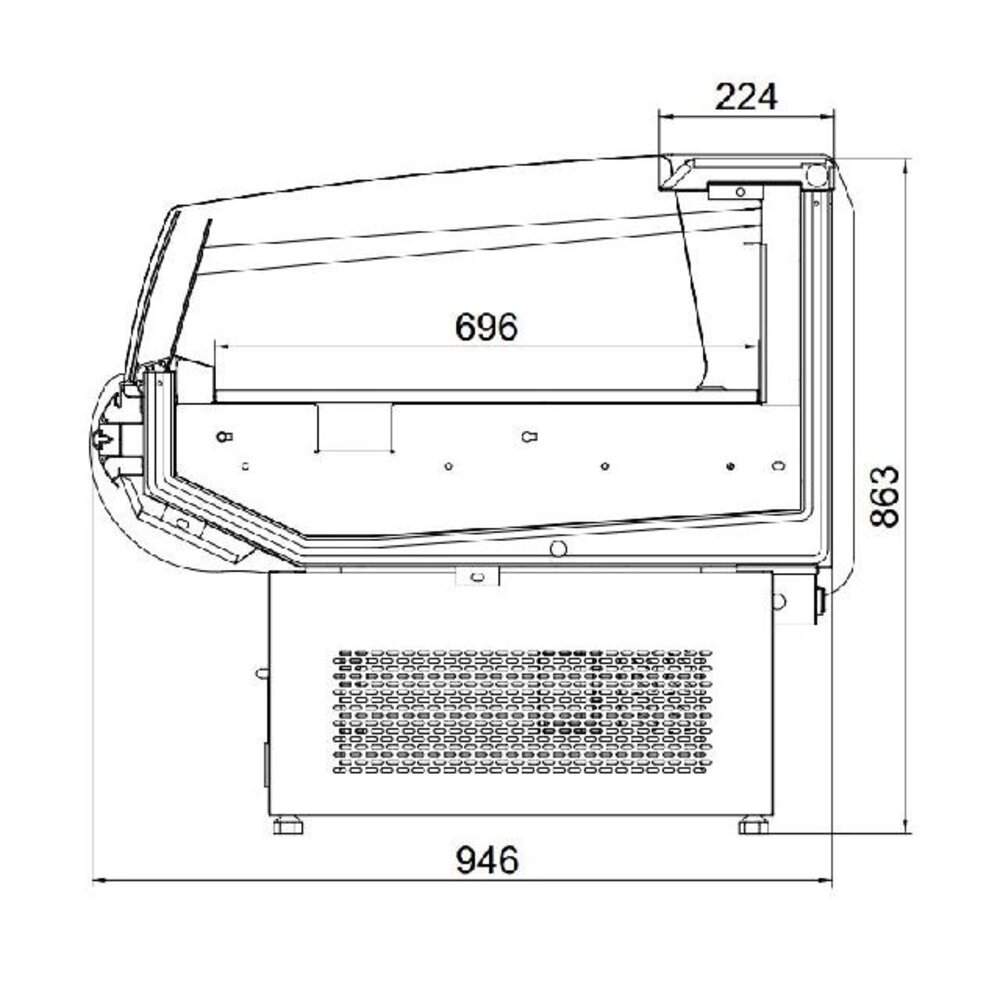 Combisteel Koelvitrine 1875 | 7455.2700