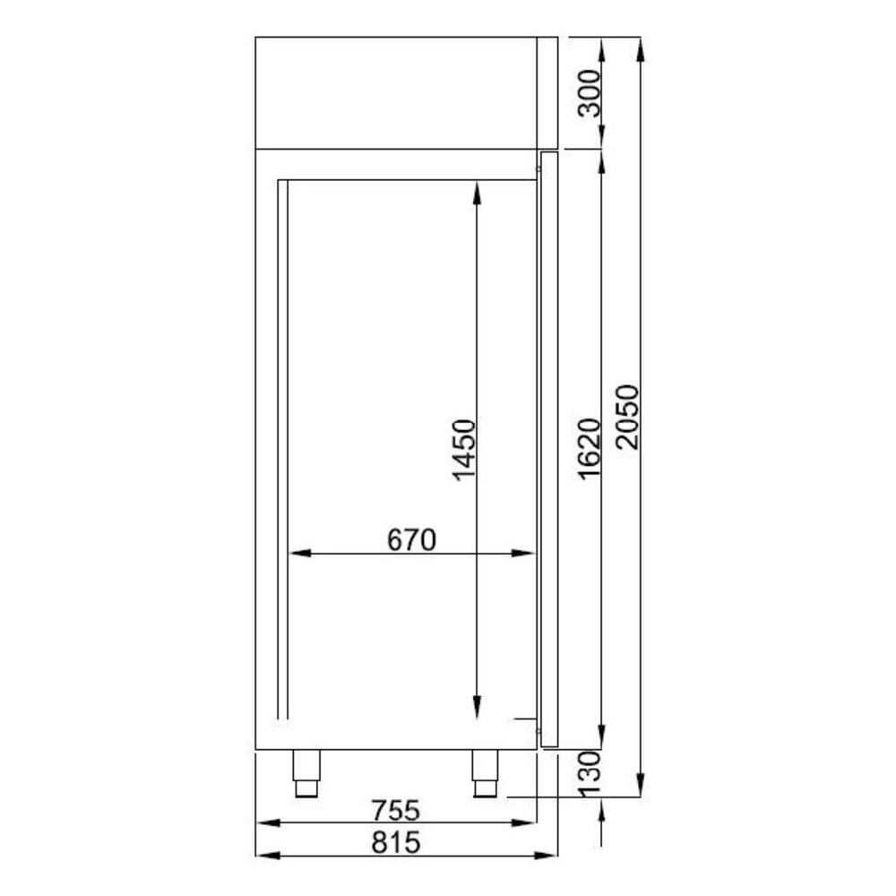 Combisteel Chocolade bewaarkast | 7489.5425