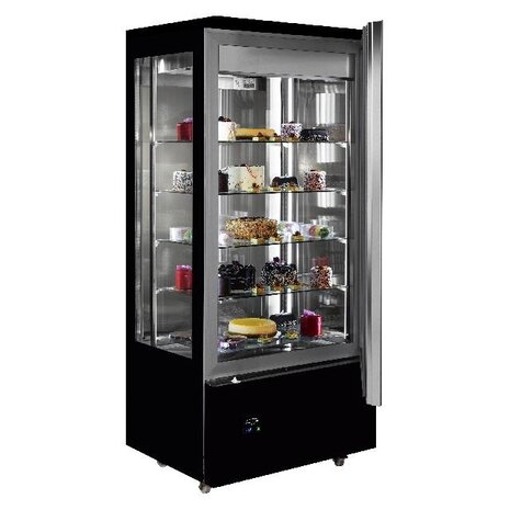 Combisteel Gekoelde gebaksvitrine chocolade | 7489.5395 Combisteel Gekoelde gebaksvitrine chocolade | 7489.5395