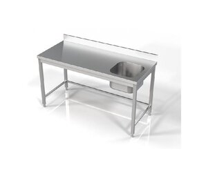 Combisteel 700 spoeltafel 1 rechts 1600