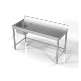 Combisteel 700 spoeltafel 1 links 1600