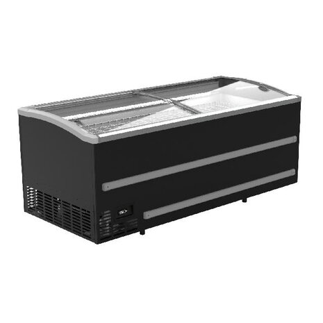 Combisteel Supermarkt vrieskist zwart 2125 | 7072.0015 Combisteel Supermarkt vrieskist zwart 2125 | 7072.0015