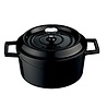 Combisteel Lava gietijzeren braadpan ø32 zwart | 7013.2915 Combisteel Lava gietijzeren braadpan ø32 zwart | 7013.2915