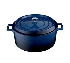 Combisteel Lava gietijzeren braadpan ø28 blauw