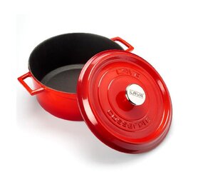 Combisteel Lava gietijzeren braadpan ø24 rood