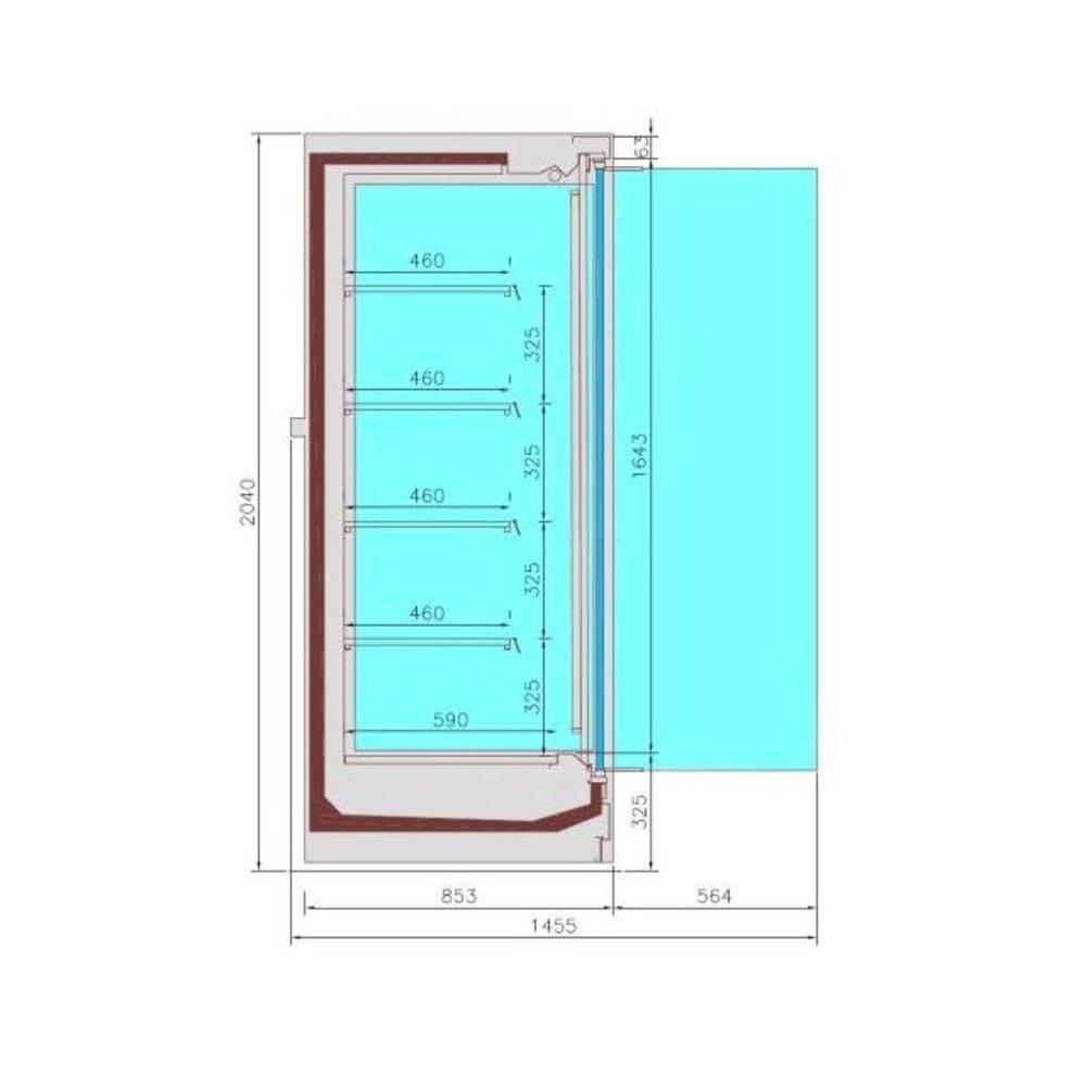 Combisteel Wandkoeling jax 2.6 - remote | 7350.0090