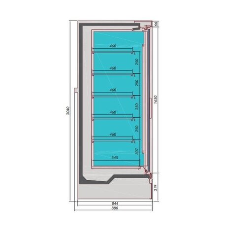 Combisteel Wandkoeling mike 1.9 | 7350.0070 Combisteel Wandkoeling mike 1.9 | 7350.0070