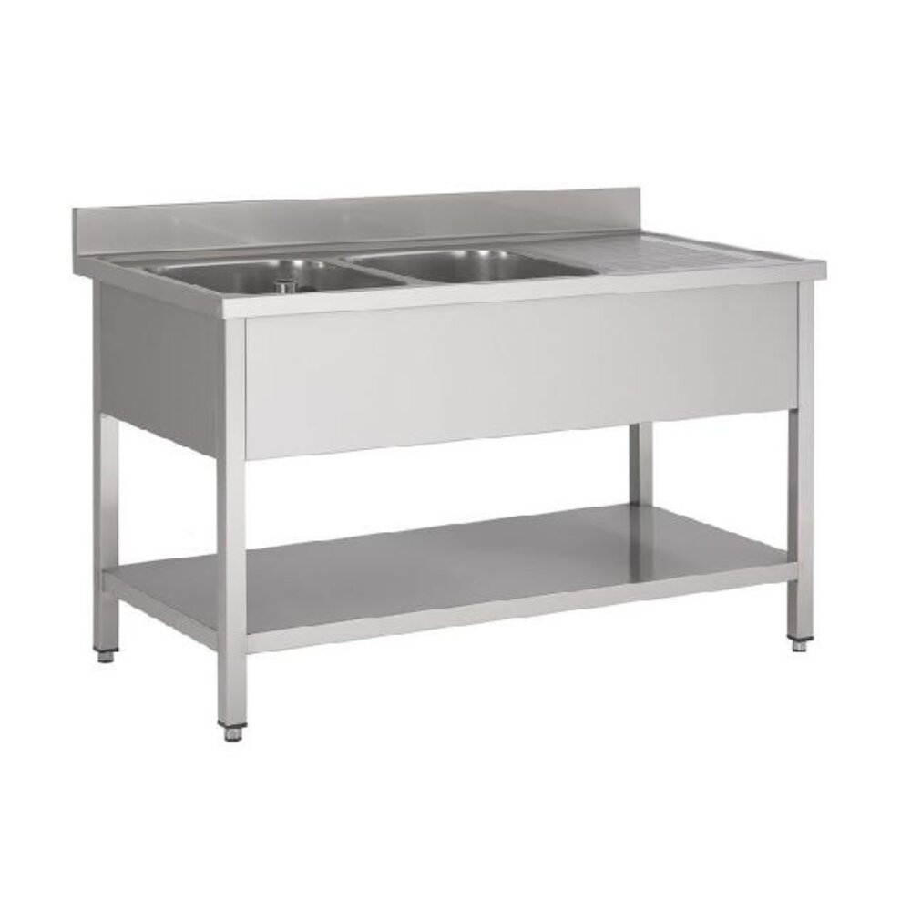 Combisteel 700 spoeltafel bodemschap 2 links 1600 | 7333.0850