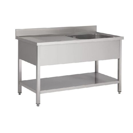 Combisteel 600 spoeltafel bodemschap 1 rechts 1200 | 7333.0805