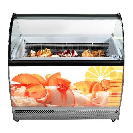 Combisteel Schepijsvitrine isabella 10 | 7295.0020