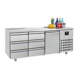 Combisteel 700 koelwerkbank 1 deur 6 laden Combisteel 700 koelwerkbank 1 deur 6 laden